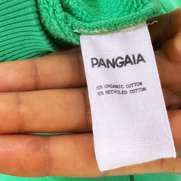 PANGAIA Green Organic/Recycled Cotton Hoodie XS Sustainable Pullover Sweatshirt - Picture 2 of 12
